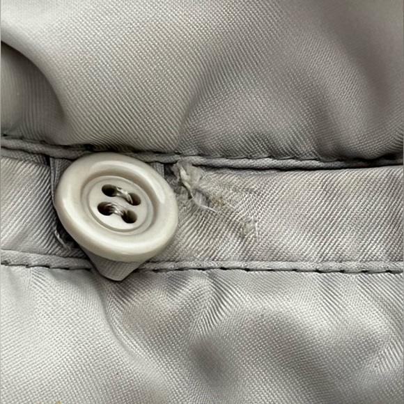 Saga Fox Women's Small Blue Fox Fur From Finland Coat With Slit Pockets - Picture 11 of 14